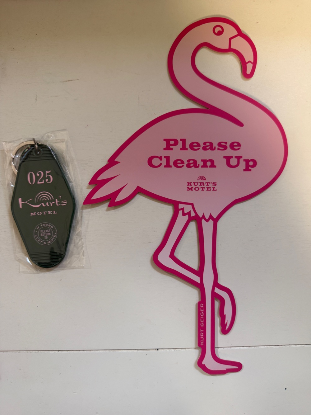 Kurt Geiger Pink Flamingo Party Sticker Set - Picture 5 of 5